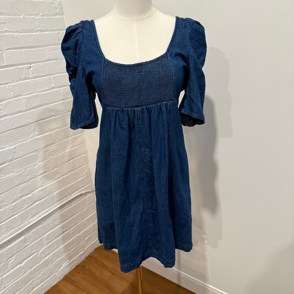 Free People Denim Blue Dress